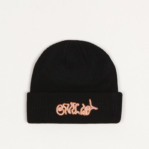 Civilist Curl Beanie Black